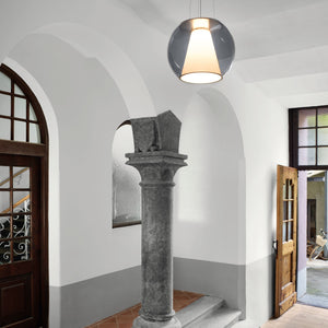 Serien - DRAFT Ceiling S with reflector plafondlamp glas - KOOT