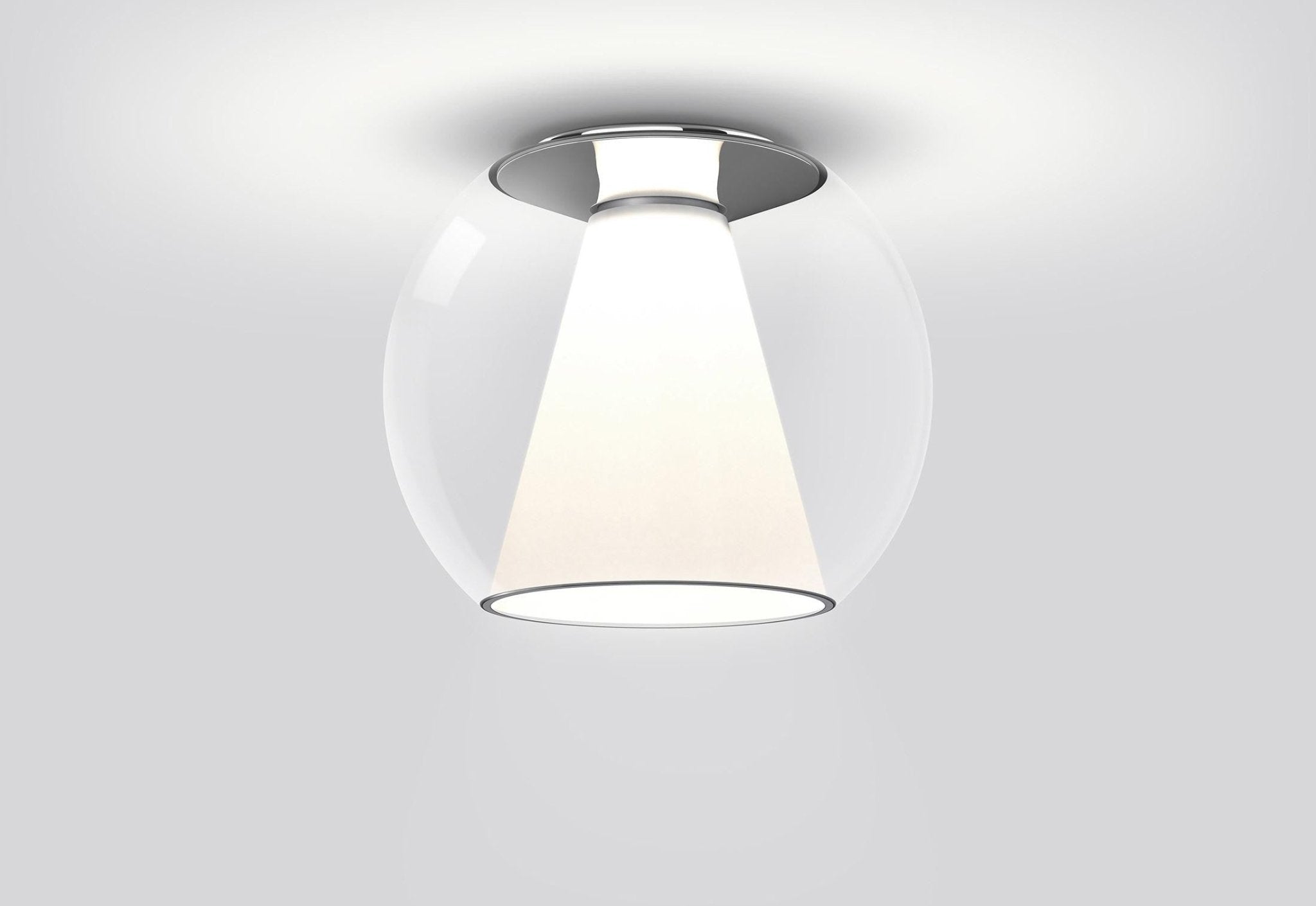 Serien - DRAFT Ceiling S with reflector plafondlamp glas - KOOT