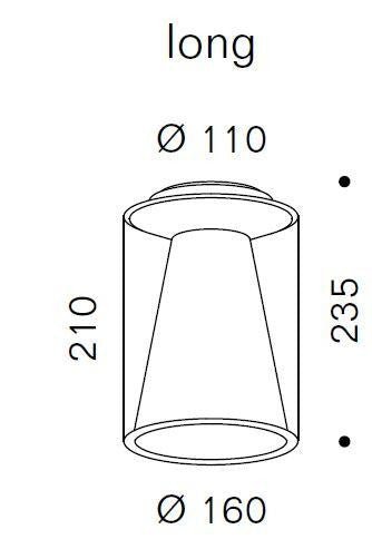 Serien - Drum Ceiling S with reflector plafondlamp - KOOT