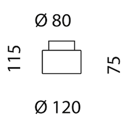Serien - REEF Ceiling 8W LED plafondlamp - KOOT