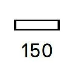 Serien - SML Wall 150 wandlamp zilver / raster - KOOT