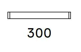 Serien - SML Wall 300 LED wandlamp gepolijst - KOOT