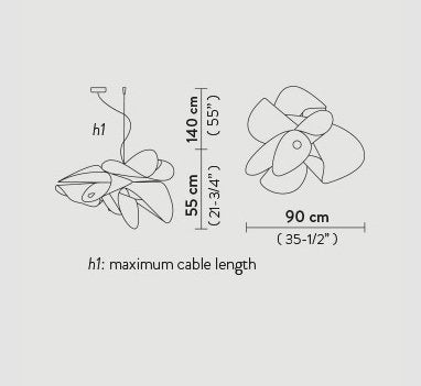 Slamp - La Belle Étoile Hanglamp wit - KOOT