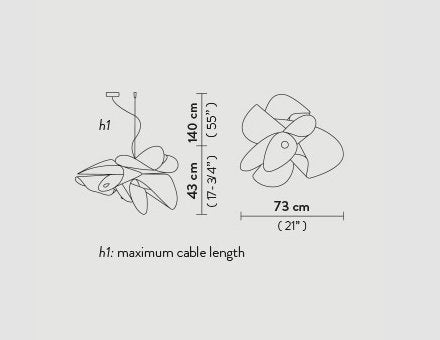 Slamp - La Belle Étoile Hanglamp wit - KOOT