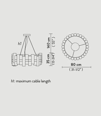 Slamp - La Lollo Hanglamp verloop - KOOT