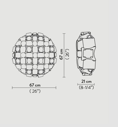 Slamp - Mida Groot Plafondlamp / Wandlamp - KOOT