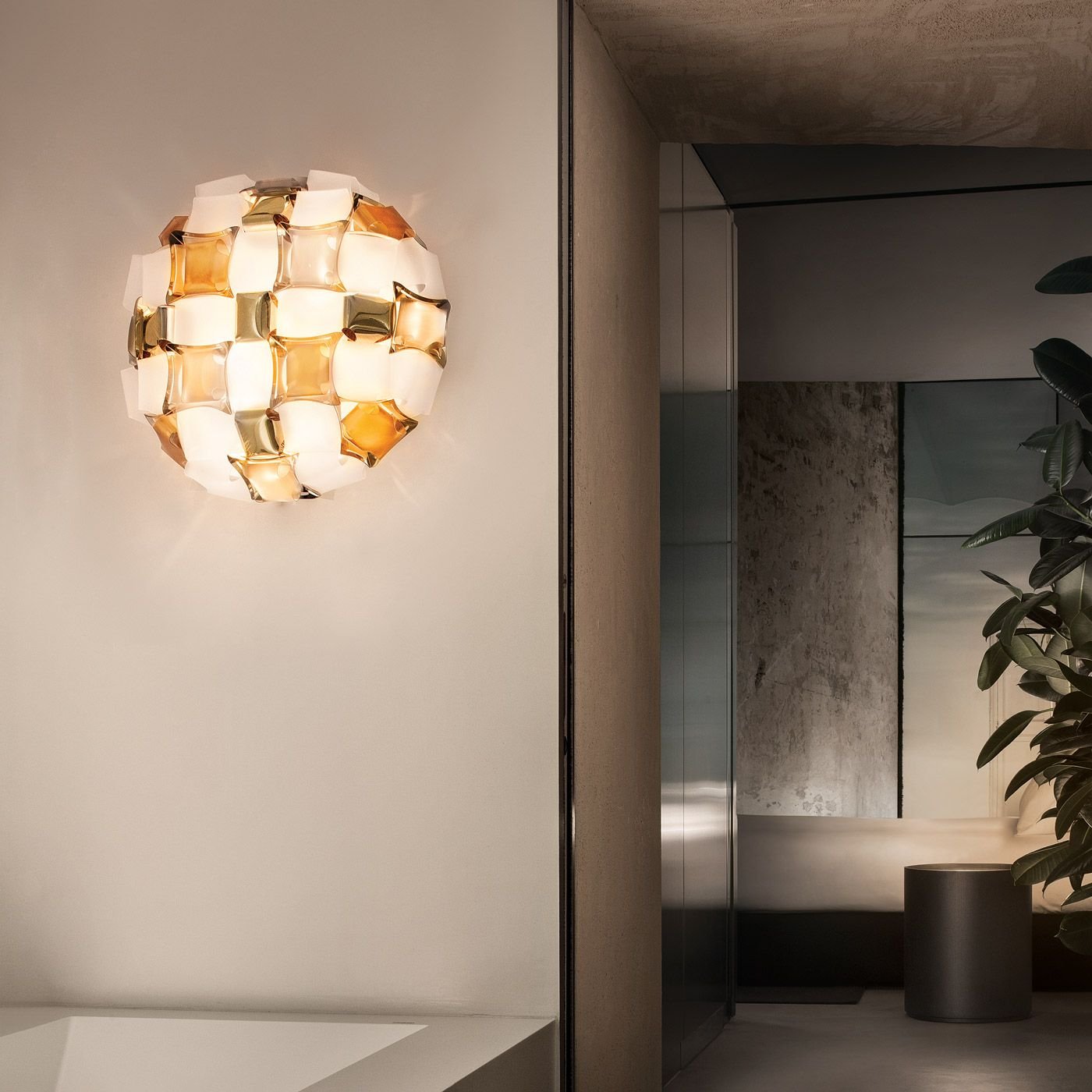 Slamp - Mida Medium Plafondlamp / Wandlamp - KOOT