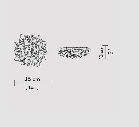 Slamp - Veli Plafondlamp / Wandlamp gebladerte - KOOT