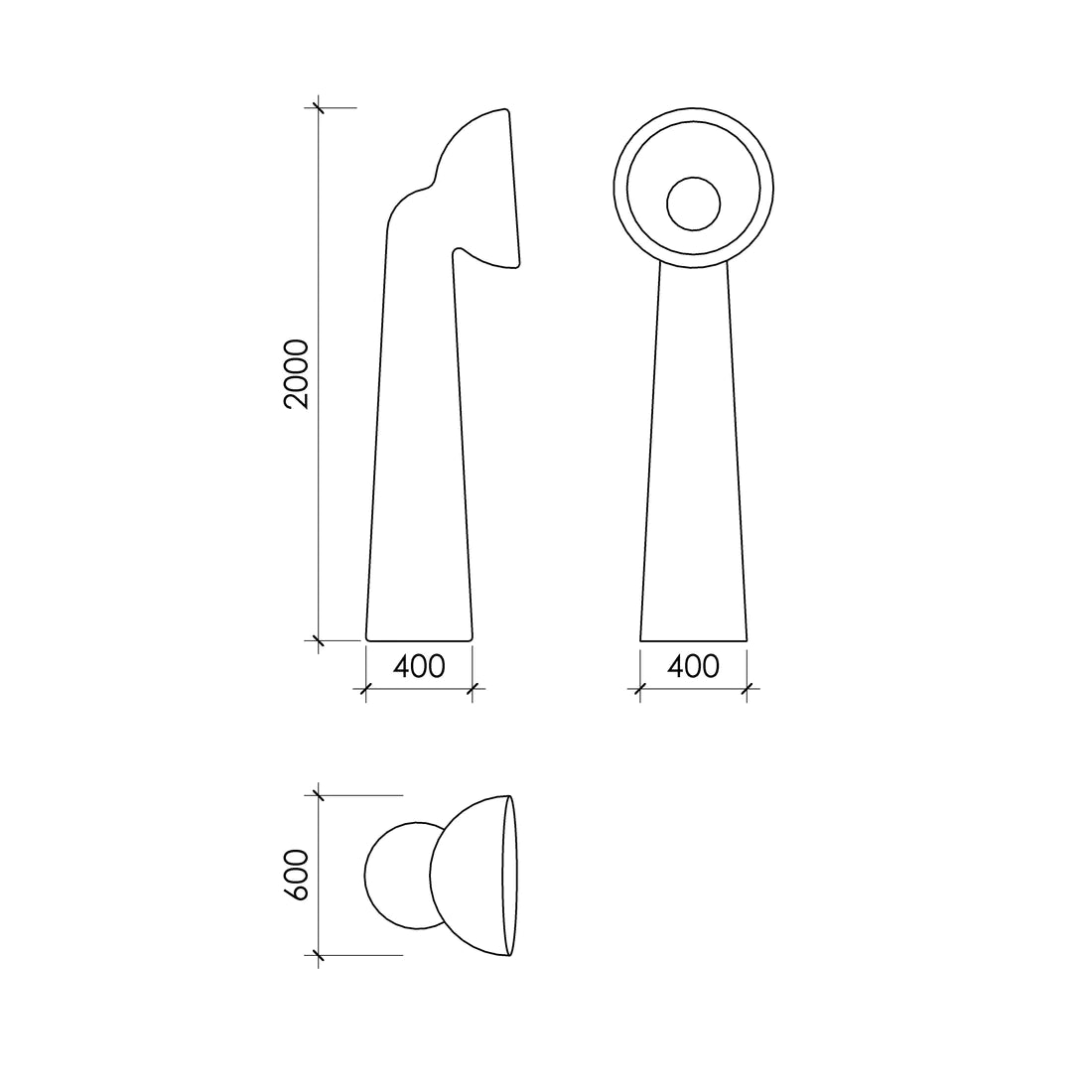 Faina - Soniah groot Vloerlamp - KOOT