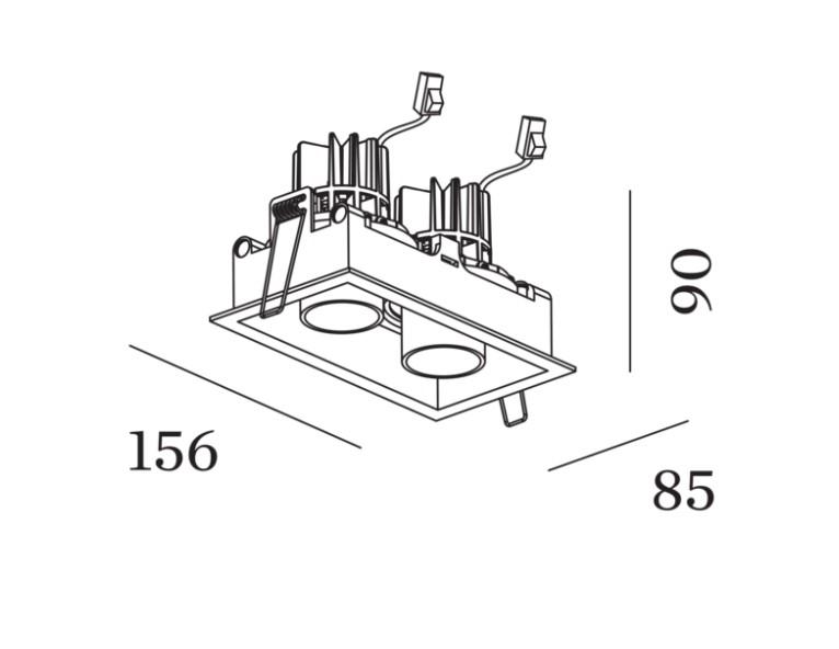 Wever & Ducre -  Sneak Trim 2.0 LED Spots - KOOT