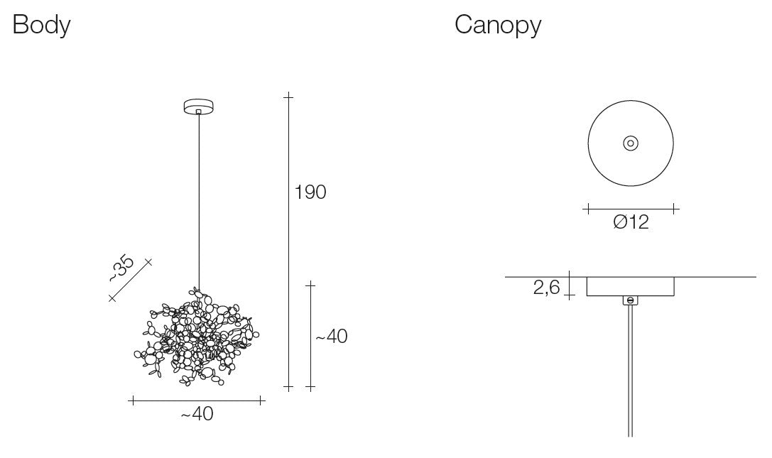 Terzani - Argent N90S Canopy Hanglamp - KOOT