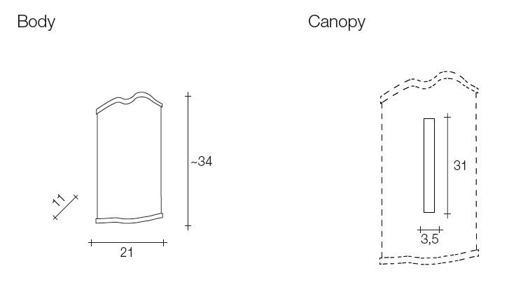 Terzani - Atlantis J04A Wandlamp - KOOT