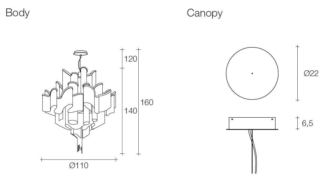 Terzani - Stream J50S Hanglamp Nikkel - KOOT
