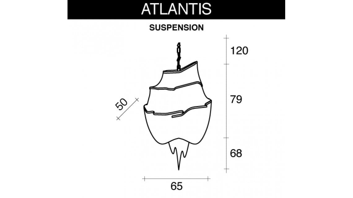 Terzani - Atlantis A14S Hanglamp - KOOT