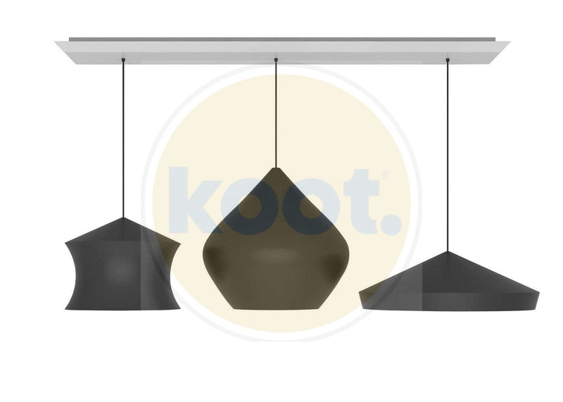Tom Dixon - Beat Trio lineair hang systeem zwart - KOOT