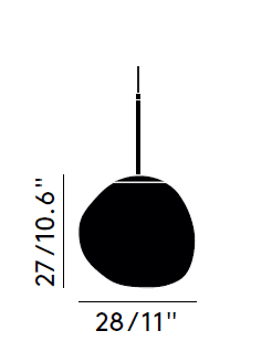 Tom Dixon - Melt Mini hanglamp Chroom - KOOT