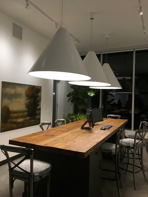 TossB - Cone L ceiling Plafondlamp Wit - KOOT