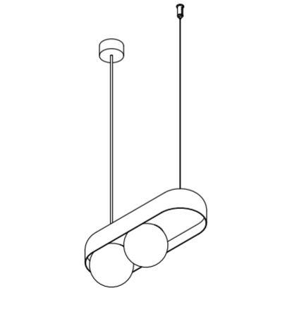 TossB - Dice suspension M-2 Hanglamp - KOOT