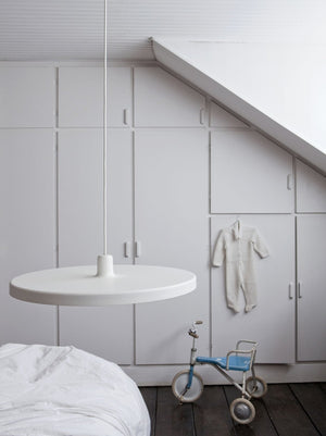 TossB - Disk mini Wandlamp/Plafondlamp Wit/Wit - KOOT