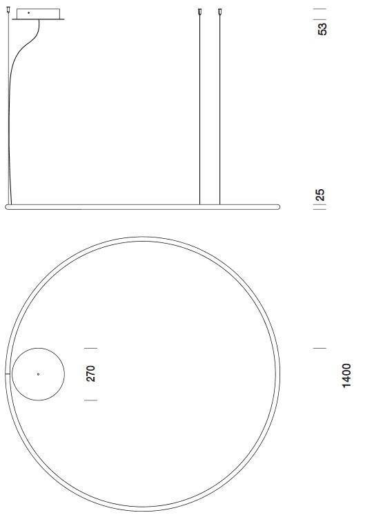 TossB - Hoola 140 Hanglamp - KOOT