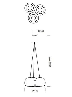 TossB - Sphere 3 Hanglamp - KOOT