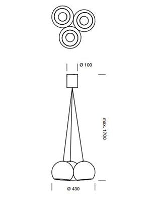 TossB - Sphere 3 Hanglamp - KOOT