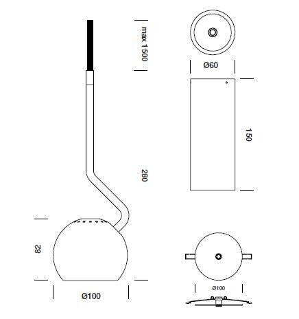 TossB - Spin suspension Hanglamp - KOOT