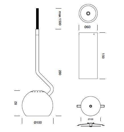 TossB - Spin suspension Hanglamp - KOOT