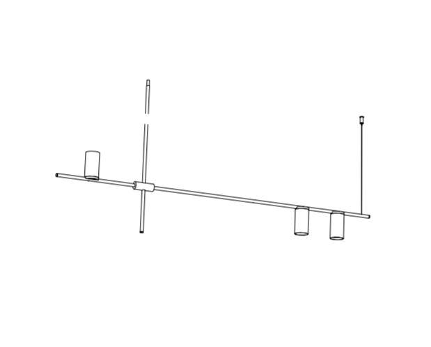 TossB - Tribes GU10 height 1 - 60cm Hanglamp - KOOT