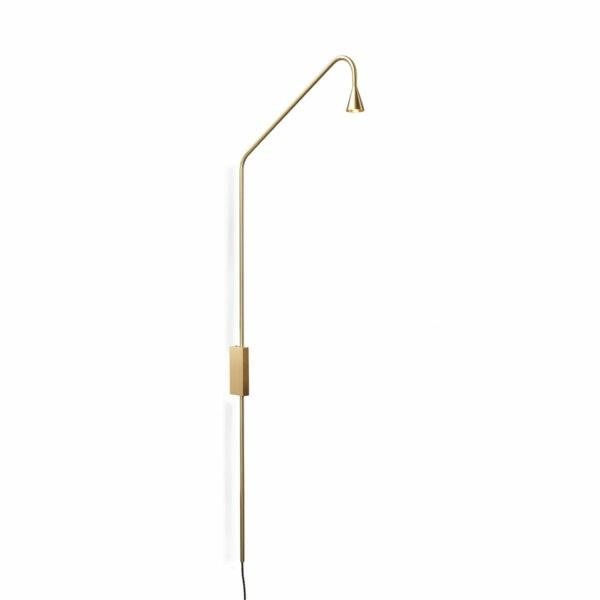 Trizo21 - Austere Push Plug EU Messing Wandlamp - KOOT