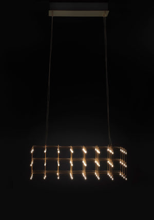 Quasar - Universe Square Double led Hanglamp - KOOT