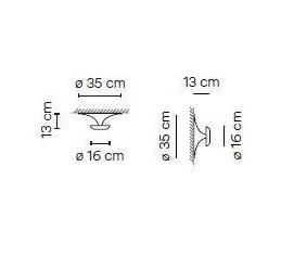 Vibia - Funnel 2013 plafondlamp / wandlamp - KOOT