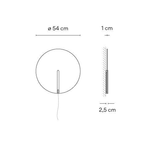 Vibia - Guise wandlamp Grafiet - KOOT