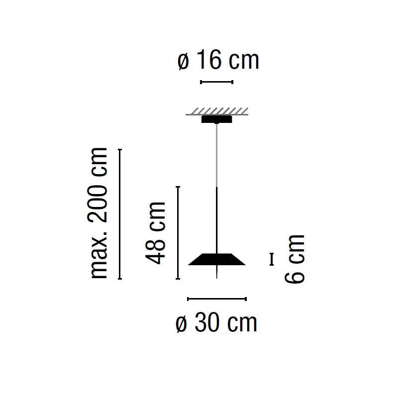 Vibia - Mayfair 5520 hanglamp Grafiet - KOOT