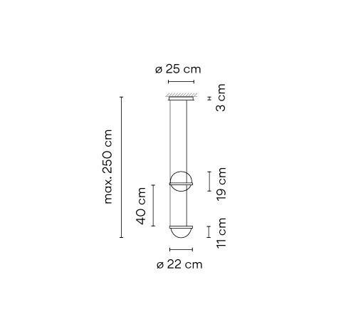 Vibia - Palma 3724 hanglamp - KOOT