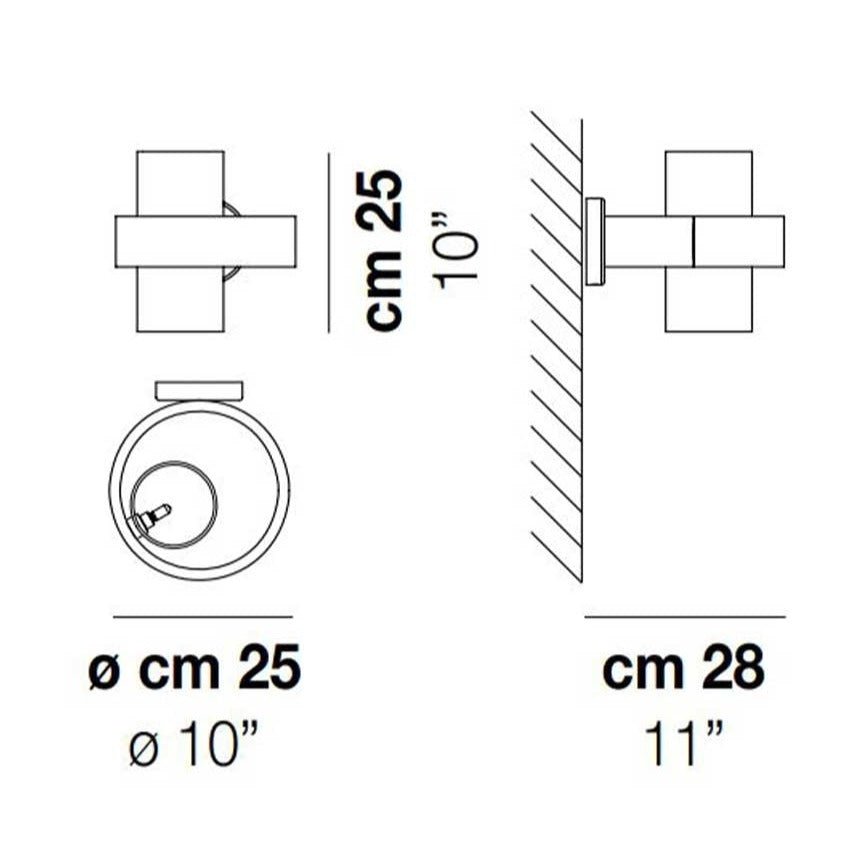 Vistosi - Armonia Wandlamp - KOOT
