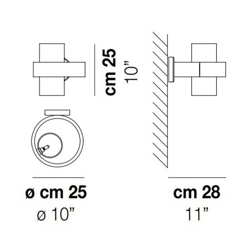 Vistosi - Armonia Wandlamp - KOOT