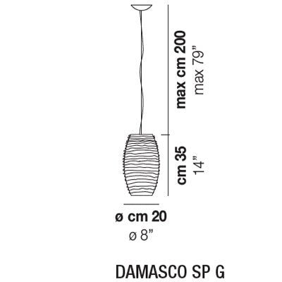 Vistosi - Damasco Hanglamp - KOOT