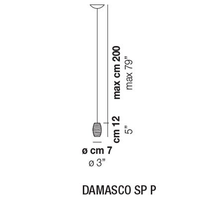 Vistosi - Damasco Hanglamp - KOOT