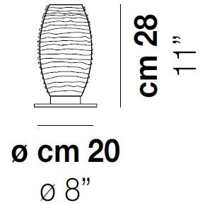 Vistosi - Damasco Tafellamp - KOOT