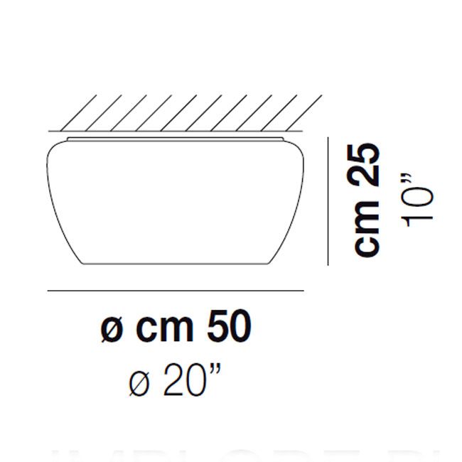 Vistosi - Implode Plafondlamp - KOOT