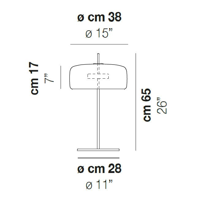 Vistosi - Jube LT G Tafellamp - KOOT