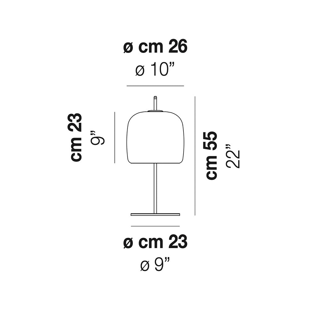 Vistosi - Jube LT P Tafellamp - KOOT