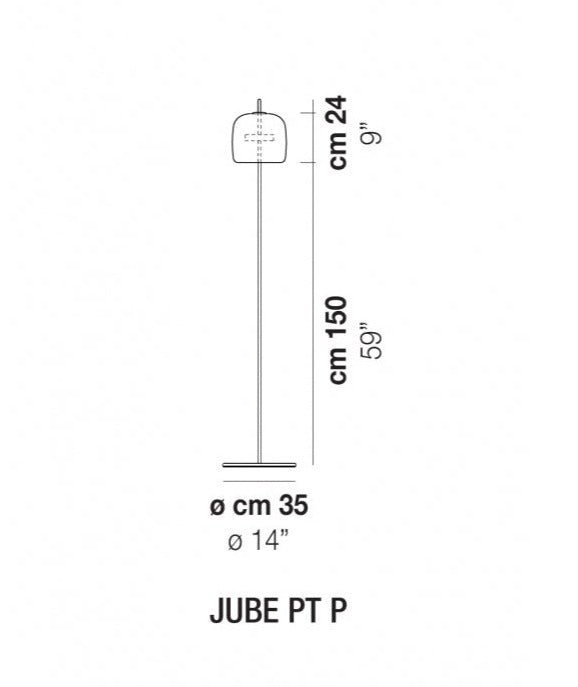 Vistosi - Jube PT P Vloerlamp - KOOT