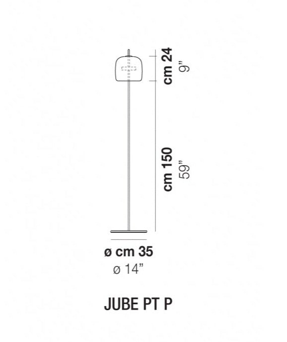Vistosi - Jube PT P Vloerlamp - KOOT