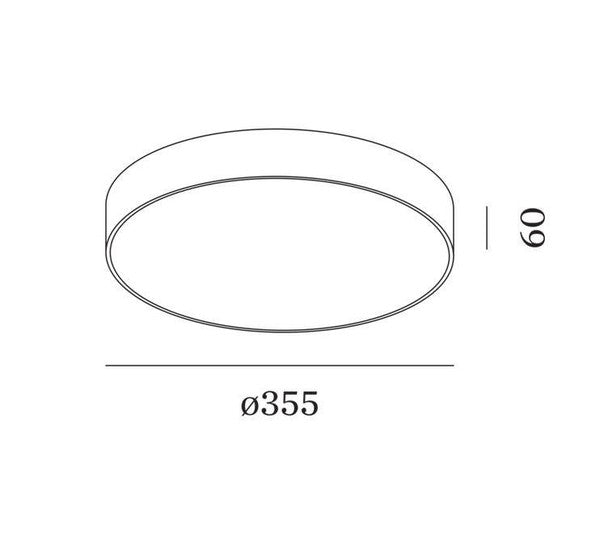 Wever & Ducre - Roby IP44 3.5 LED plafondlamp - KOOT