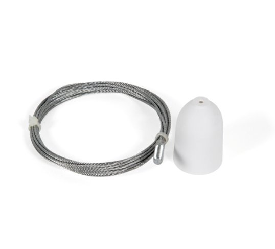 Wever & Ducre - 1 Phase Track Suspension Set Incl Fixation Bracket 3m - KOOT