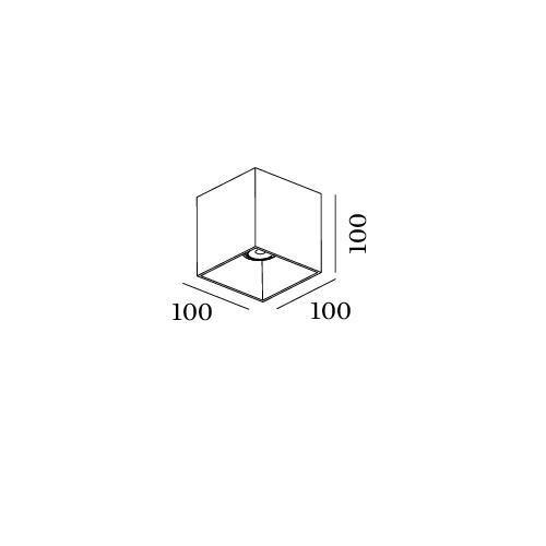 Wever & Ducre - Box 1.0 LED Plafondlamp Buitenlamp - KOOT