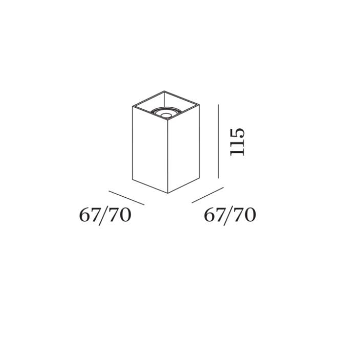 Wever & Ducre - Box Mini 1.0 Wandlamp - KOOT