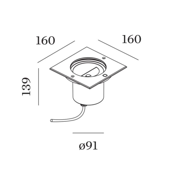 Wever & Ducre - Chart Asym Vloerlamp Roestvrij - KOOT